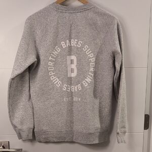 Brunette The Label Babes Supporting Babes Classic Crewneck Heather Grey - XS/S